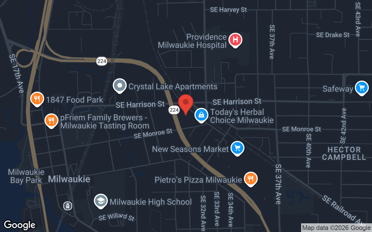 Map to Milwaukie Bowl