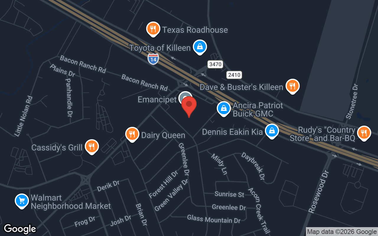 Map to Hallmark Lanes