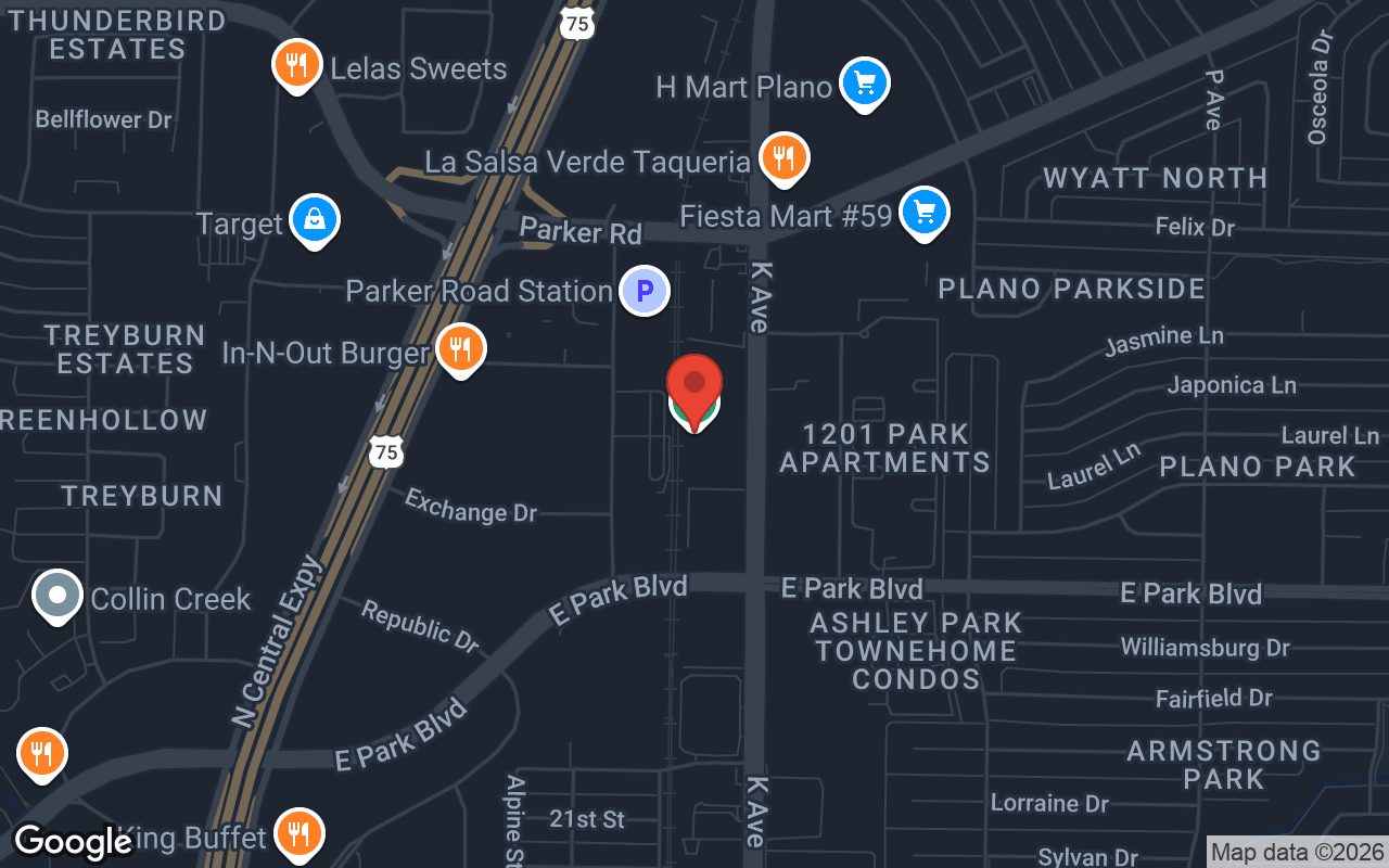 Map to Plano Super Bowl