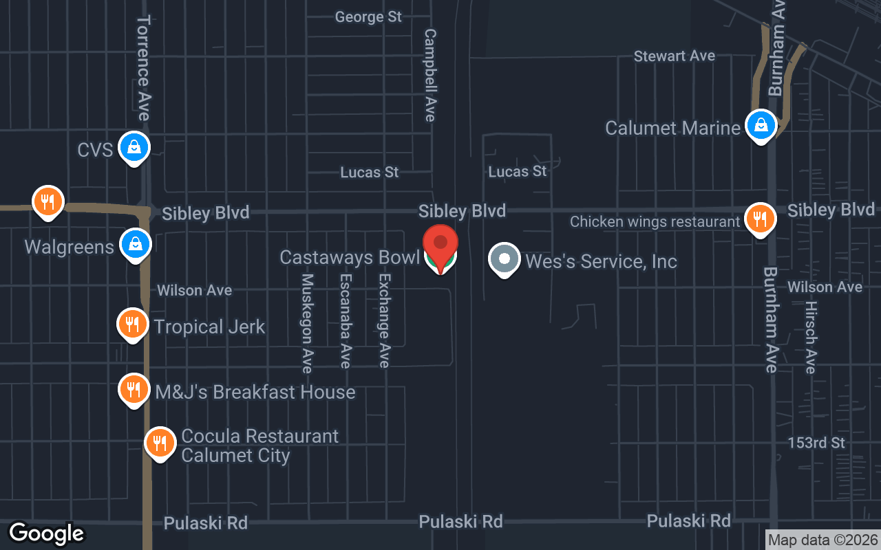 Map to Castaways Bowl