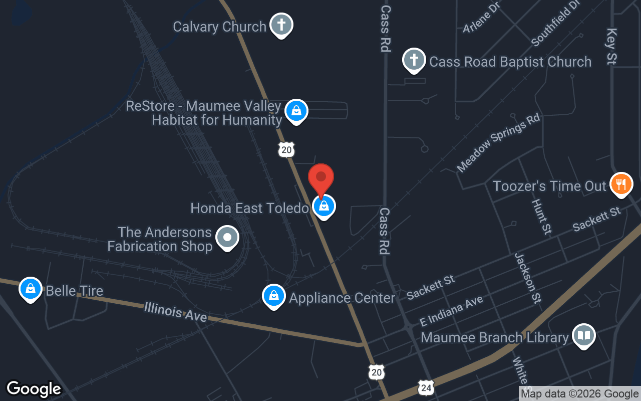 Map to Timbers Bowling Lanes