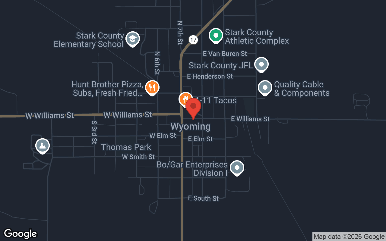 Map to Spoon River Bowl