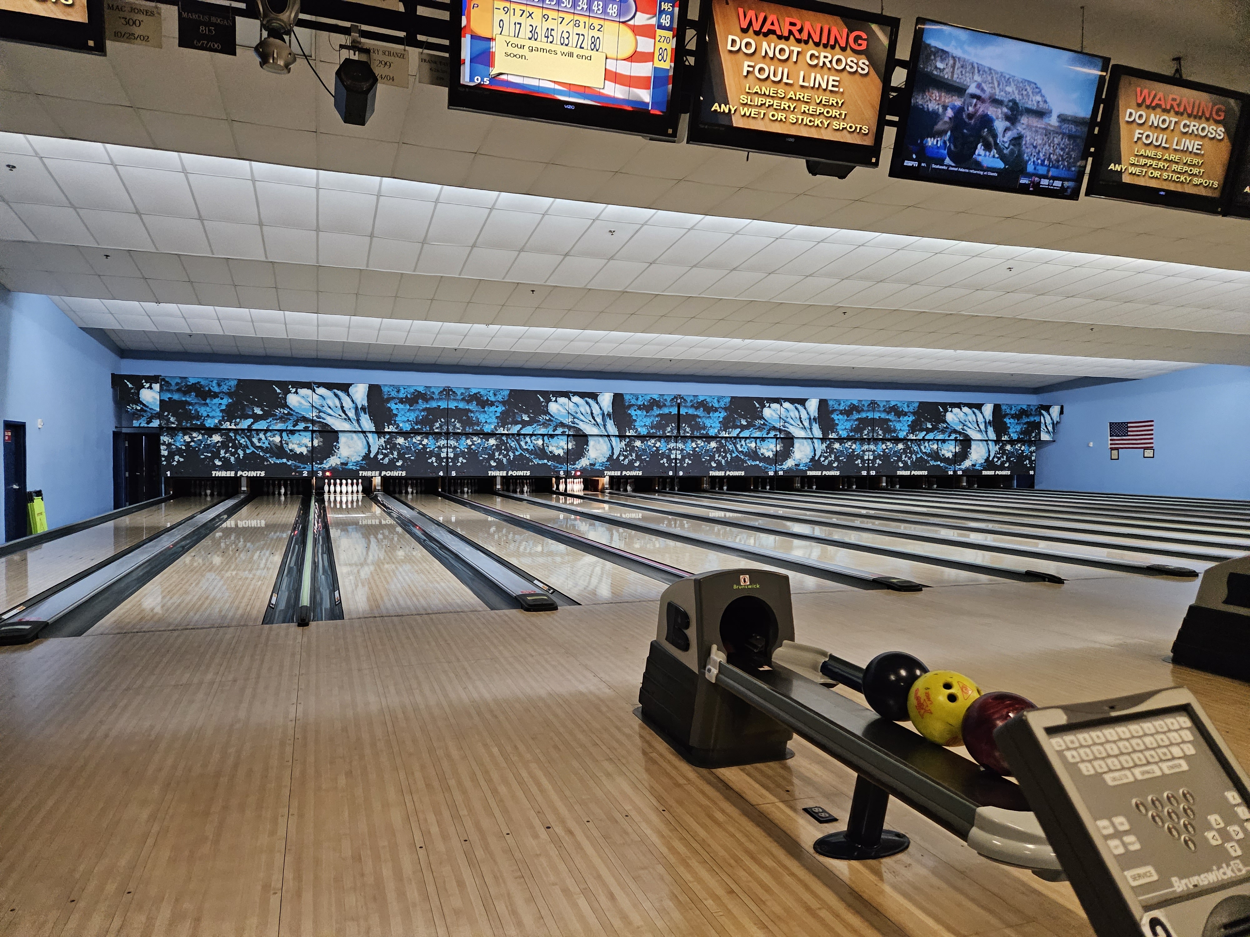 Three Point Bowling