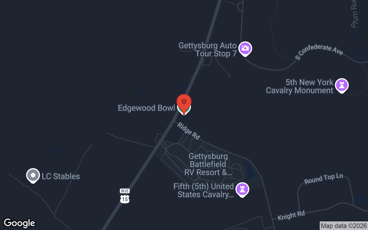 Map to Edgewood Bowl