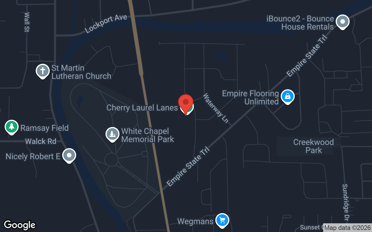 Map to Cherry Laurel Lanes