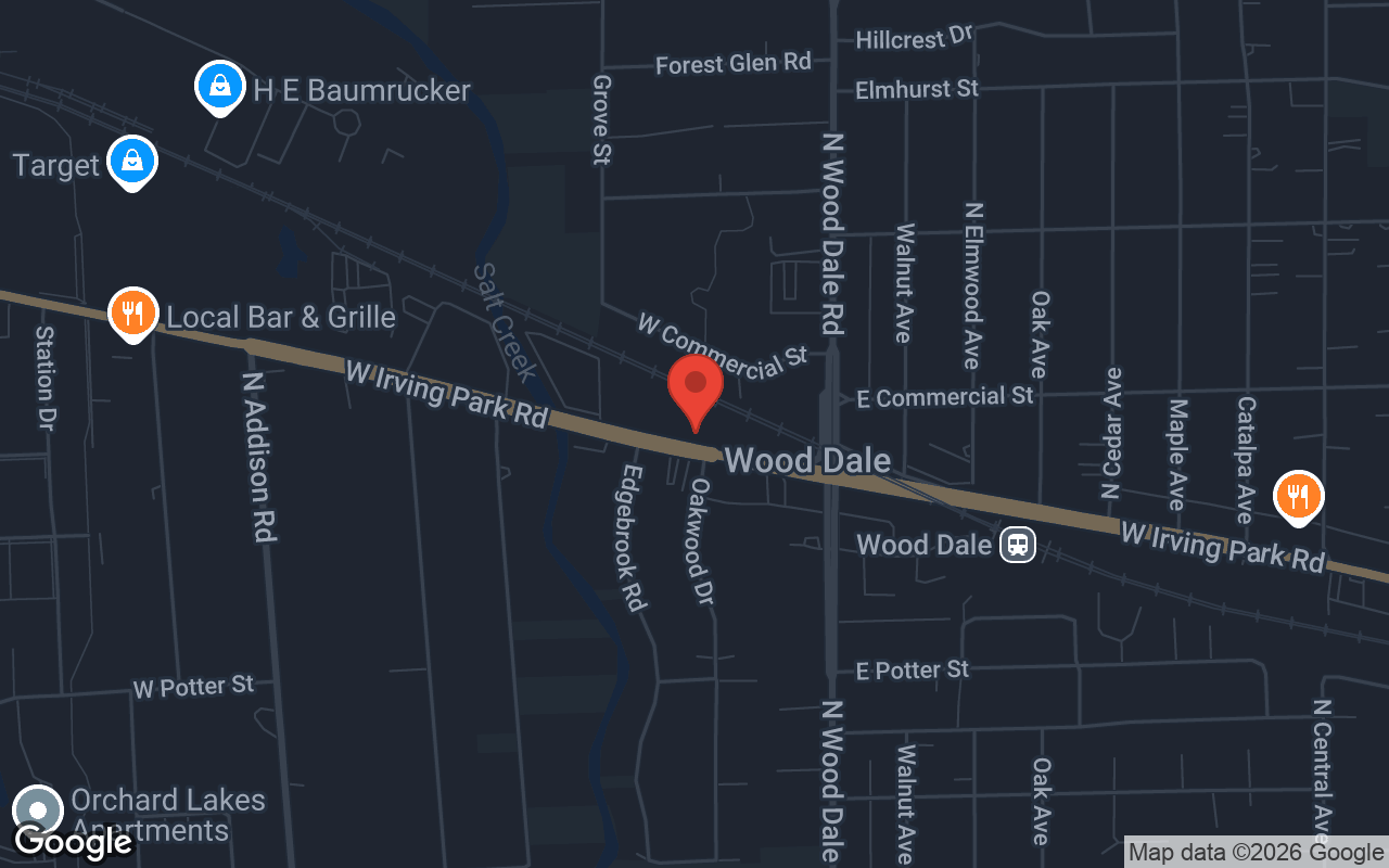 Map to Wood Dale Bowl